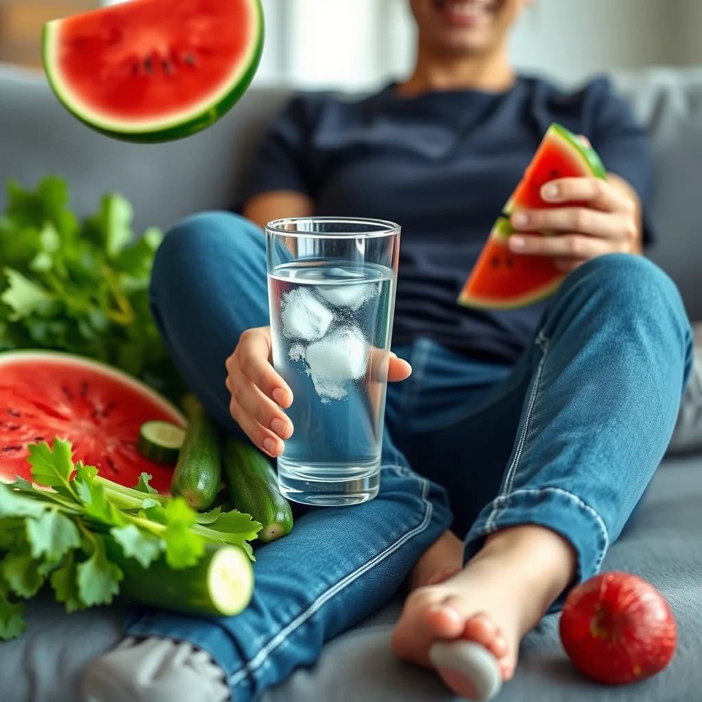 Makanan diuretik alami untuk mengurangi cairan berlebihan di paru-paru