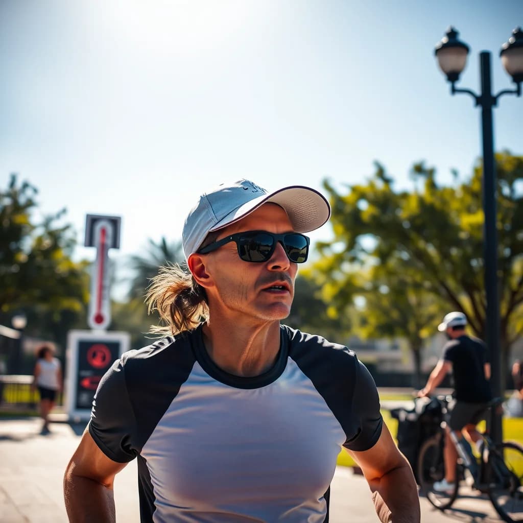 Bahaya olahraga siang hari di tengah terik matahari dan tips amannya