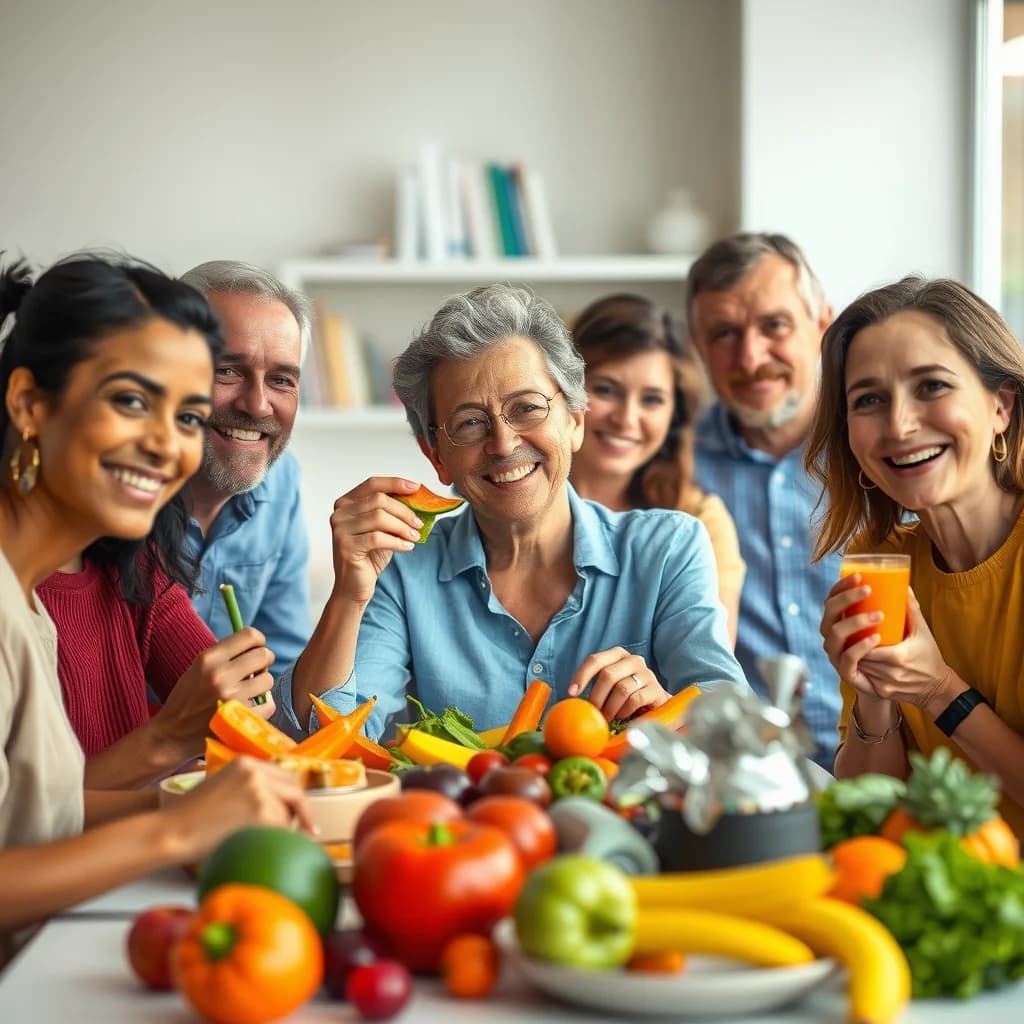 Galeri buah-buahan dan sayuran yang seimbang untuk kesehatan