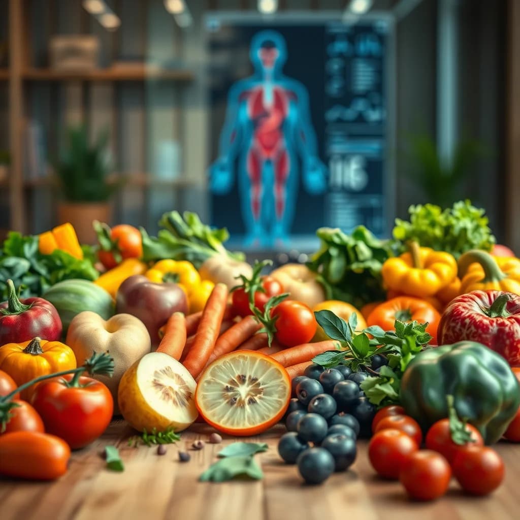 Berbagai jenis buah dan sayuran segar untuk mendukung kesehatan tubuh