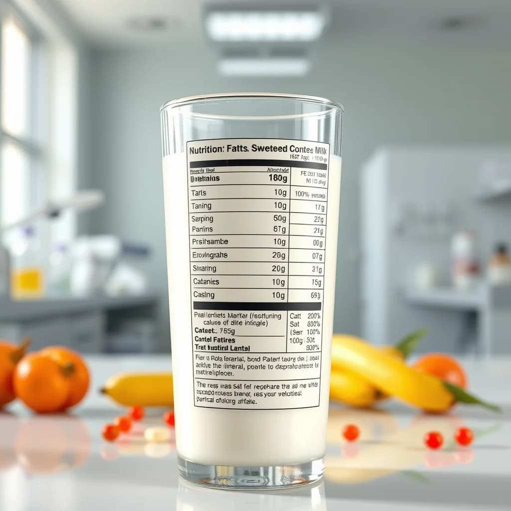 Komposisi susu kental manis: panduan nilai gizi dan kandungan bahan