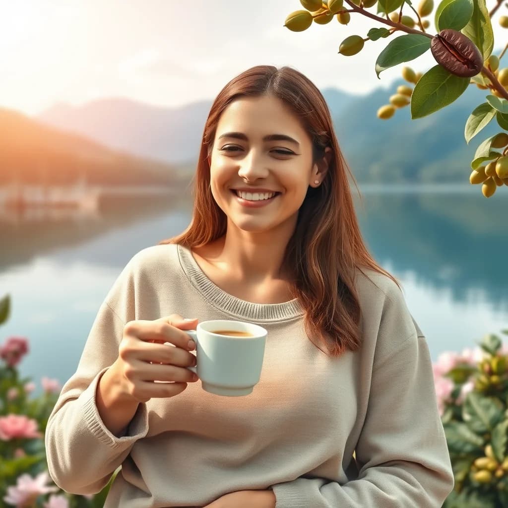 Seseorang mengonsumsi kopi untuk meredakan gejala maag