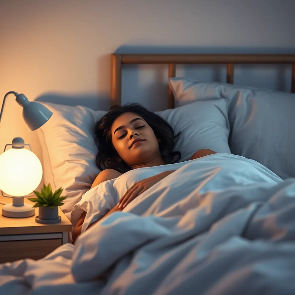 Orang tidur nyenyak dengan bantuan magnesium