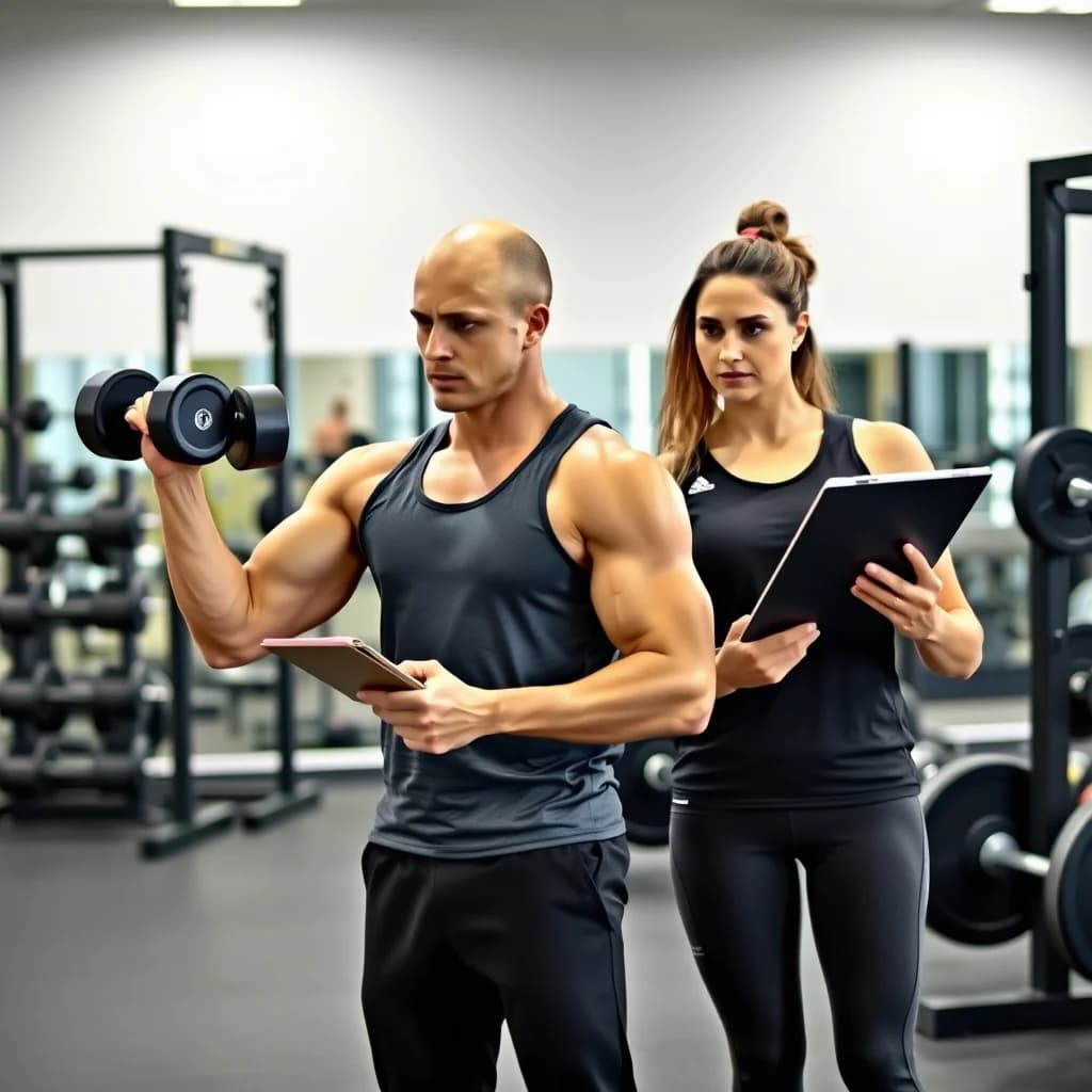 Latihan kekuatan otot dengan seimbang set dan repetisi untuk hasil optimal