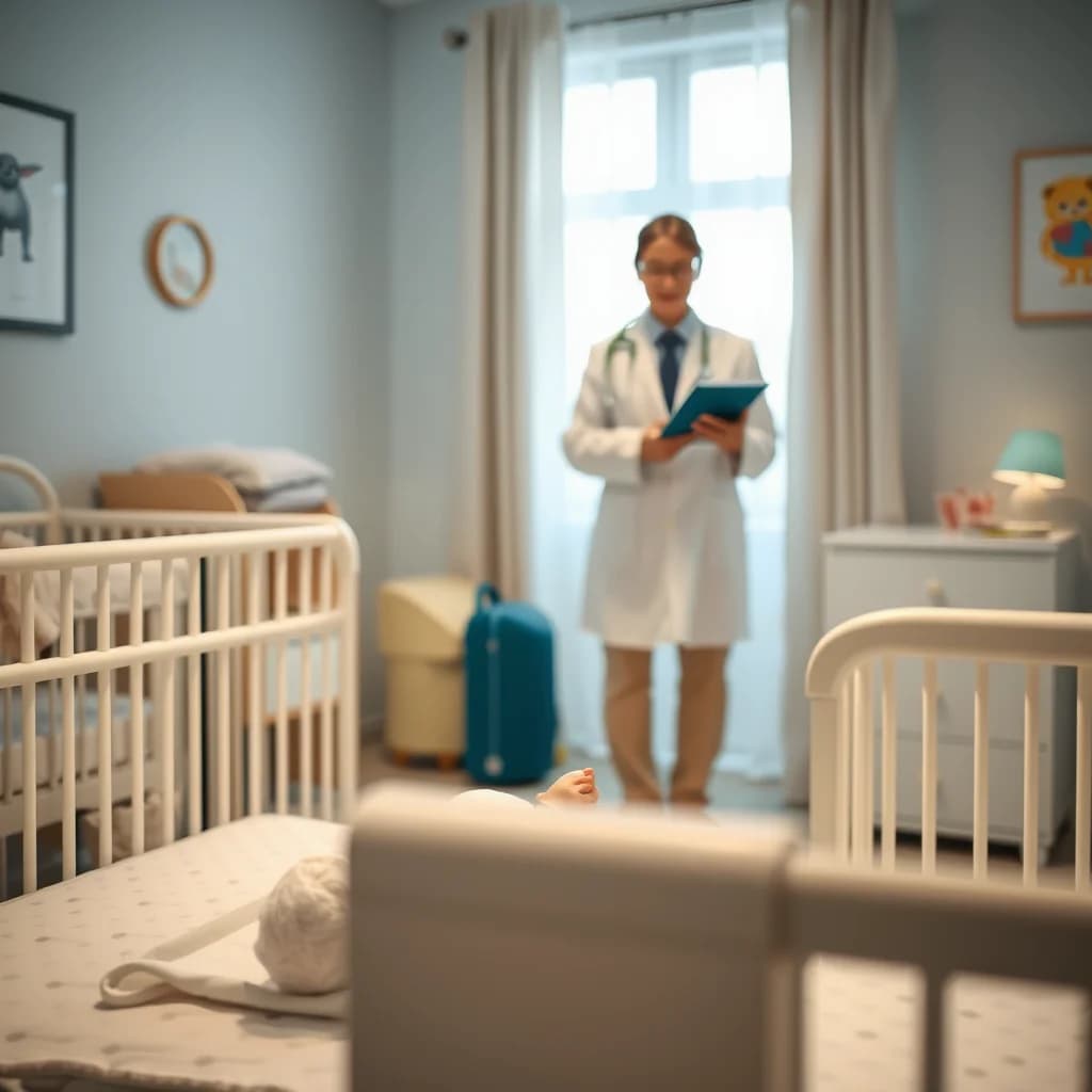 Anak meminum susu formula di bawah pengawasan dokter anak