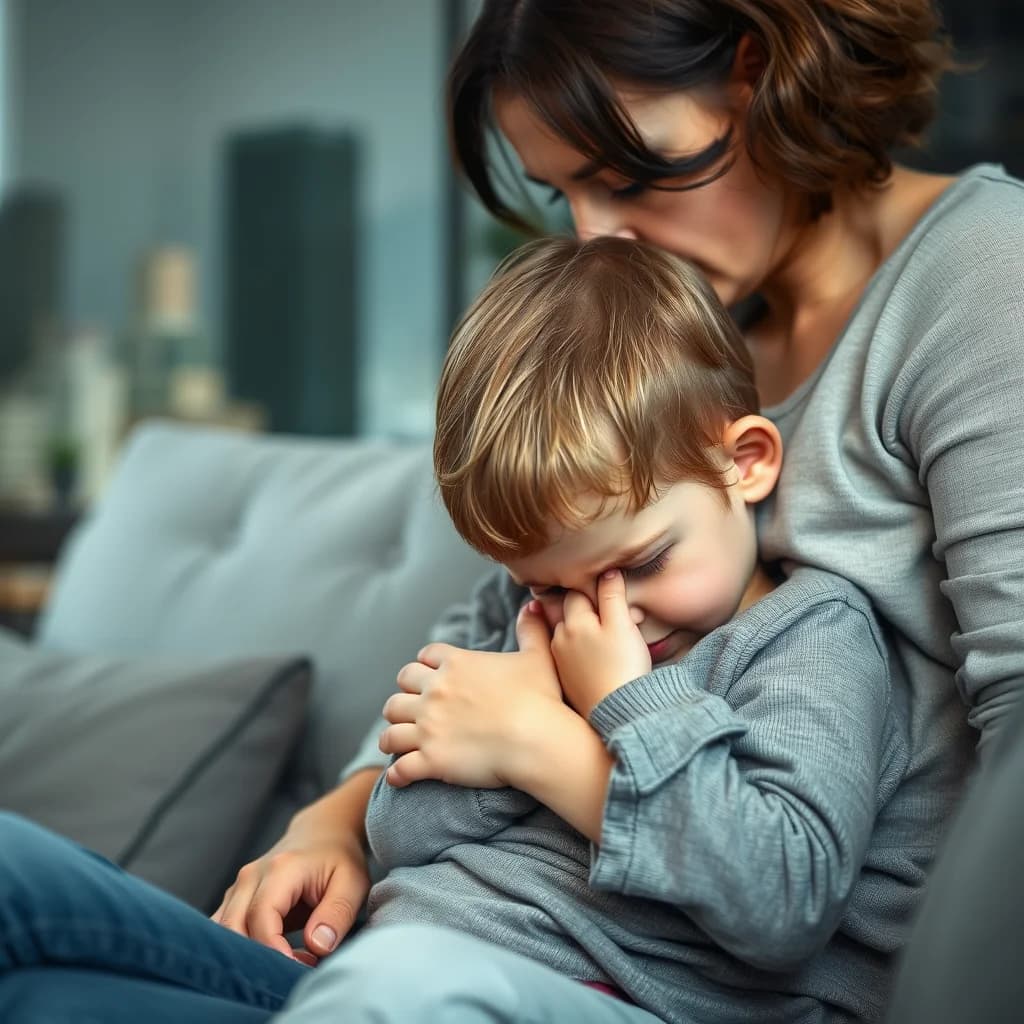 Ibu dan anak menghadapi stres emosional akibat parentifikasi