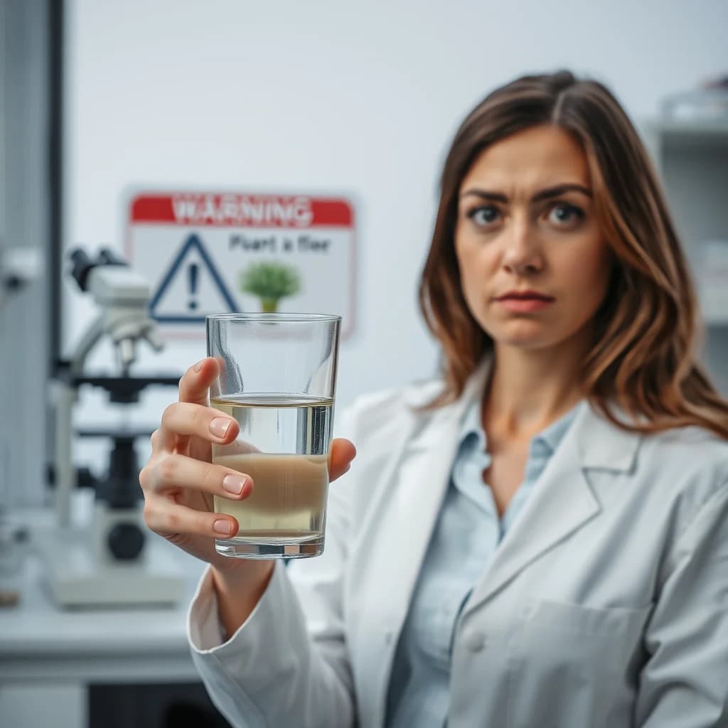 Peranakan racun arsenik dalam air minum dan contoh laboratorium penelitian